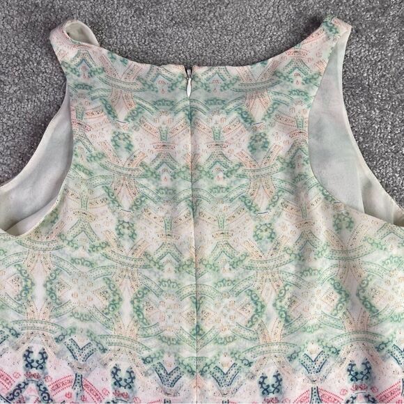 Cabi Sleeveless Top Women's Small Multicolor Mosaic Print Lightweight Lined - Picture 6 of 13